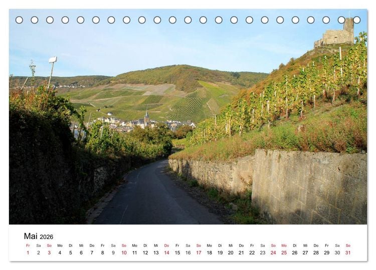Produktbild: Bernkastel-Kues an der Mosel (Tischkalender 2026 DIN A5 quer), CALVENDO Monatskalender