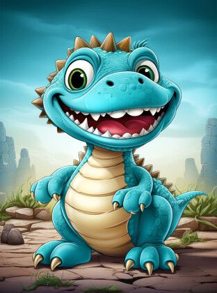 Produktbild: CALVENDO Puzzle Ein Motiv aus dem Kalender Happy Dinos | 2000 Teile Lege-Gr&ouml;&szlig;e 90x67cm Foto-Puzzle f&uuml;r gl&uuml;ckliche Stunden
