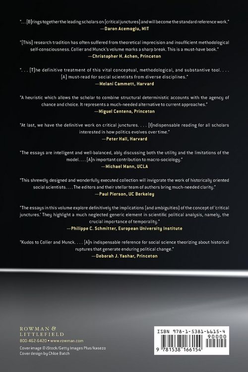Produktbild: Critical Junctures and Historical Legacies