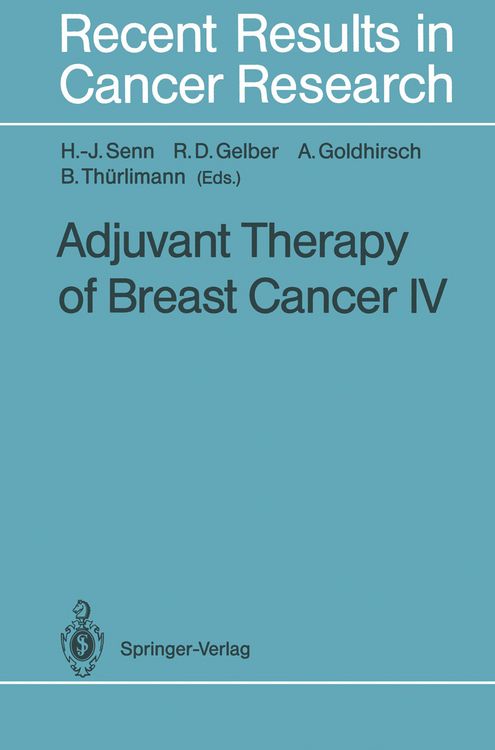 Produktbild: Adjuvant Therapy of Breast Cancer IV