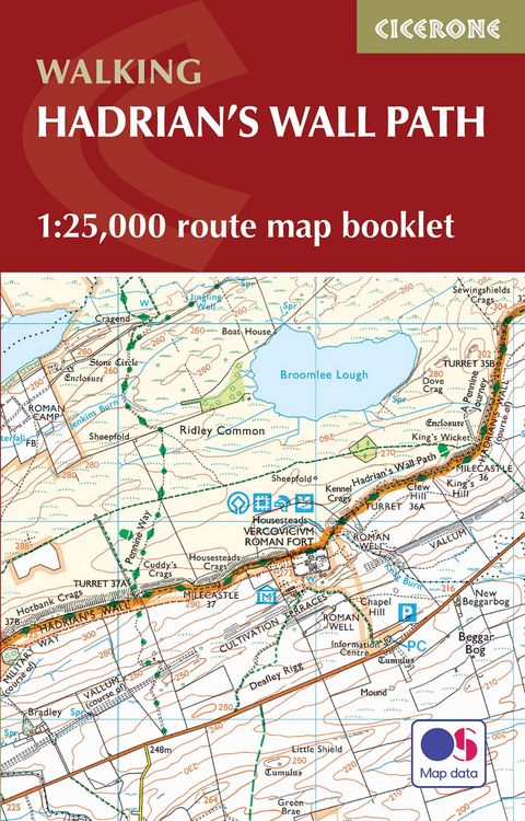 Produktbild: Hadrian's Wall Path Map Booklet