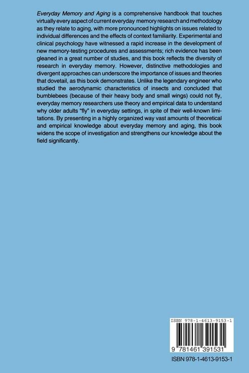 Produktbild: Everyday Memory and Aging