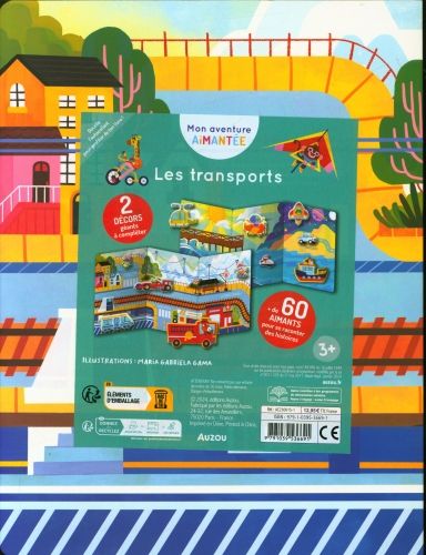 Produktbild: Les transports : invente tes histoires avec plus de 60 aimants !