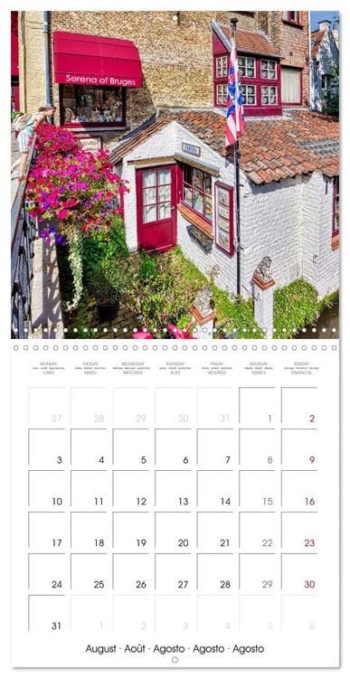 Produktbild: Comt&eacute; de Flandre (Calendrier mural carr&eacute; 2026 30x30 cm) Calendrier double avec une page pour vos prises de notes