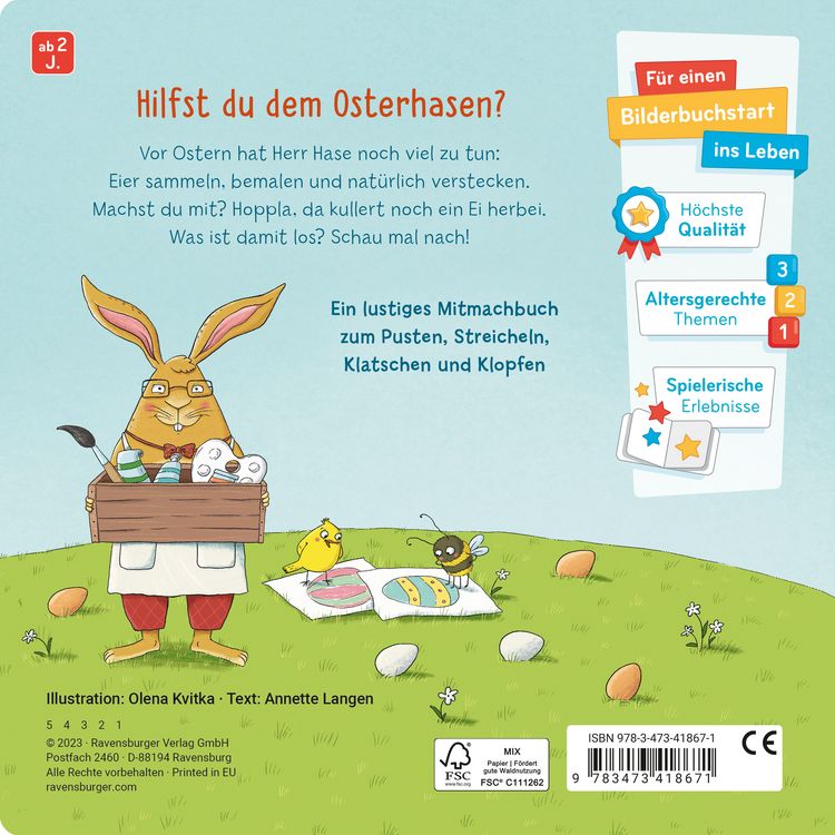 Produktbild: Stups Herrn Hase auf die Nase