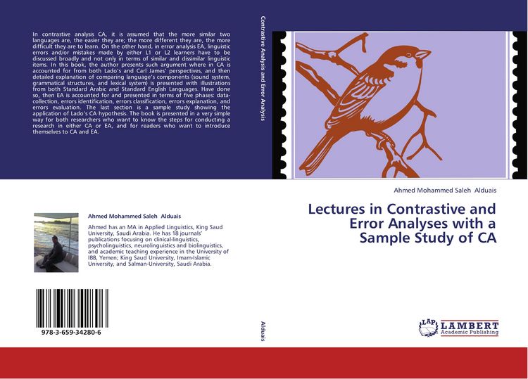 Produktbild: Lectures in Contrastive and Error Analyses with a Sample Study of CA