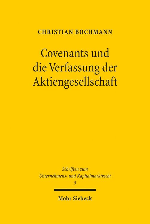 Produktbild: Covenants und die Verfassung der Aktiengesellschaft