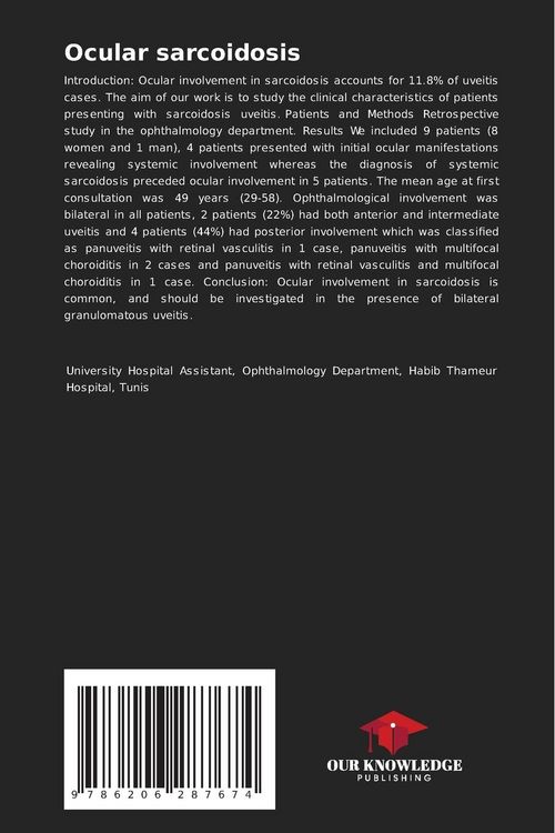 Produktbild: Ocular sarcoidosis