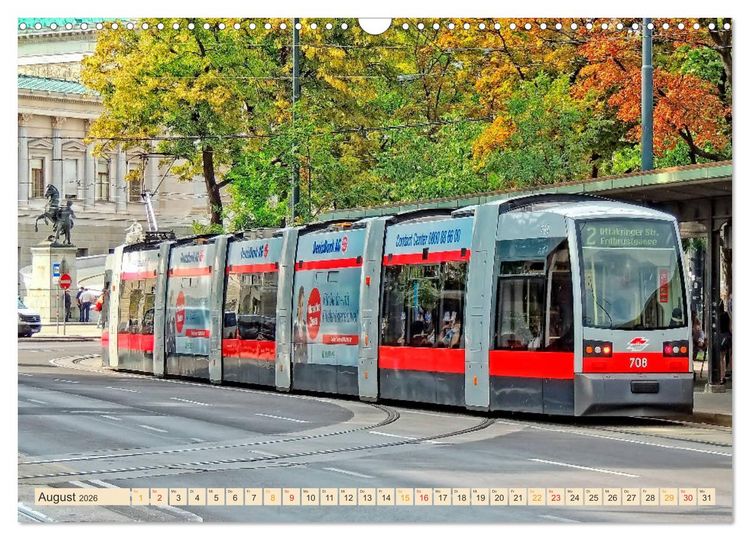Produktbild: Ich fahre gern Stra&szlig;enbahn (Wandkalender 2026 DIN A3 quer), CALVENDO Monatskalender