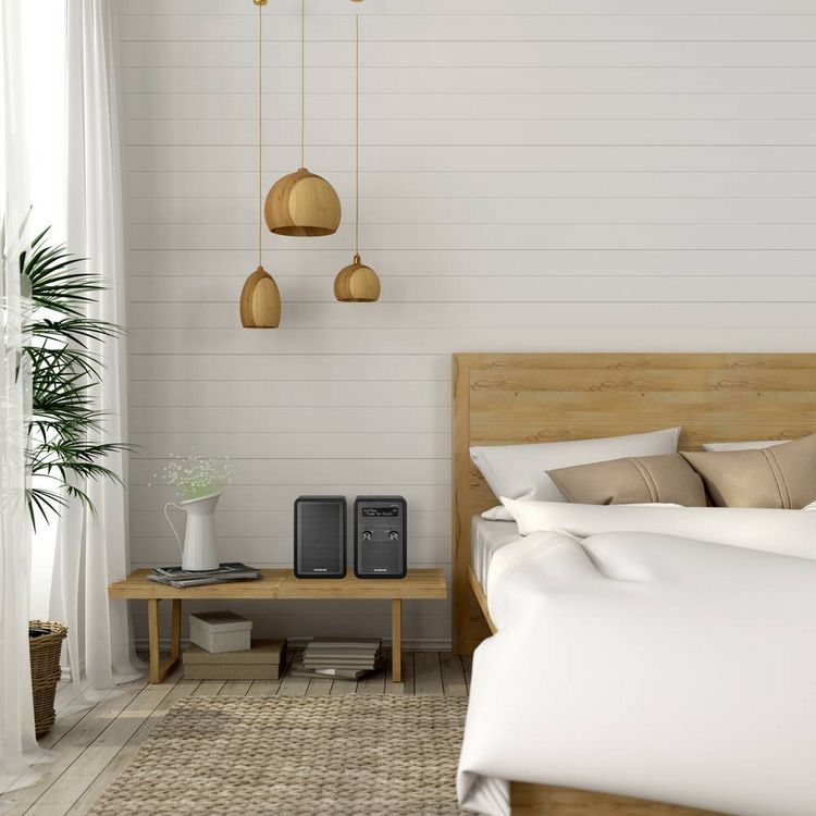 Produktbild: Sangean DDR-60 Tischradio DAB+, DAB, UKW AUX, Bluetooth&reg;, NFC Inkl. Fernbedienung, Weckfunktion Schwarz
