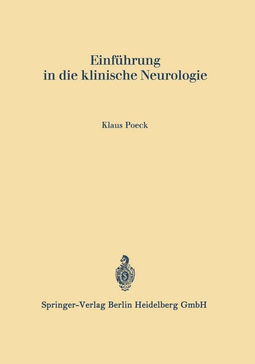 Produktbild: Einf&uuml;hrung in die klinische Neurologie