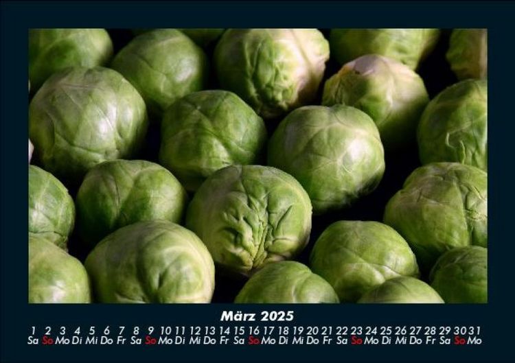 Produktbild: Gem&uuml;sekalender 2025 Fotokalender DIN A5