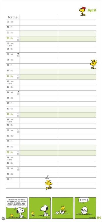 Produktbild: Peanuts Planer Wir zwei 2027