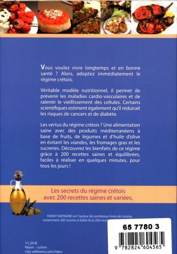 Produktbild: 200 recettes du r&eacute;gime cr&eacute;tois