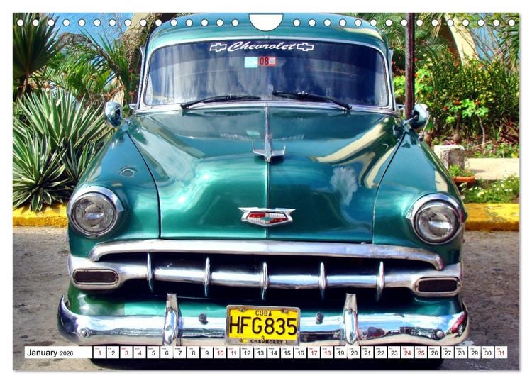 Produktbild: Chevy '54 - The car with the 5-tooth grille (Wall Calendar 2026 DIN A4 landscape), CALVENDO 12 Month Wall Calendar