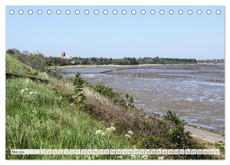 Produktbild: Vielf&auml;ltiges Sylt - Mehr als Strand (Tischkalender 2026 DIN A5 quer), CALVENDO Monatskalender