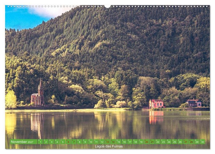 Produktbild: Azoren: Europas milder Westen (hochwertiger Premium Wandkalender 2027 DIN A2 quer), Kunstdruck in Hochglanz