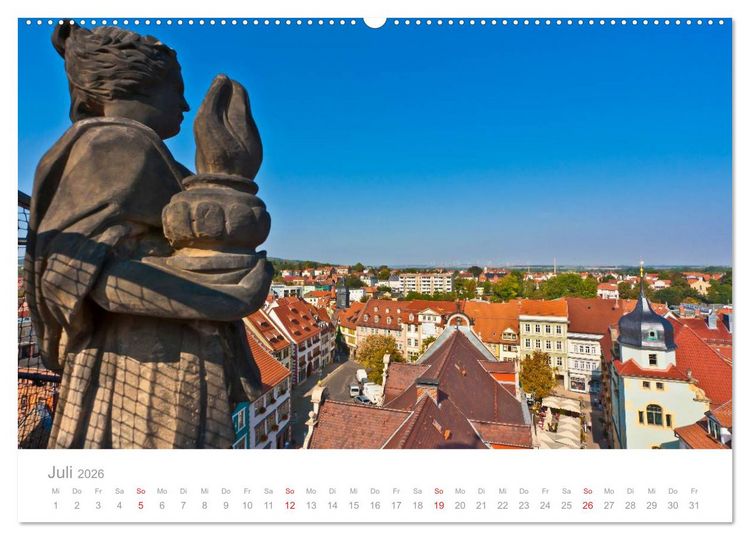 Produktbild: TH&Uuml;RINGEN 2026 (Wandkalender 2026 DIN A2 quer), CALVENDO Monatskalender