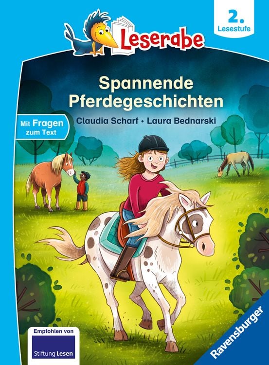 Produktbild: Leserabe 2. Lesestufe - Spannende Pferdegeschichten