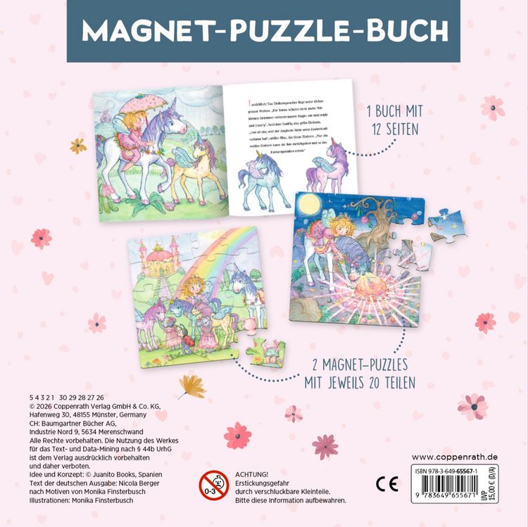 Produktbild: Magnet-Puzzlebuch: Prinzessin Lillifee im Einhornparadies