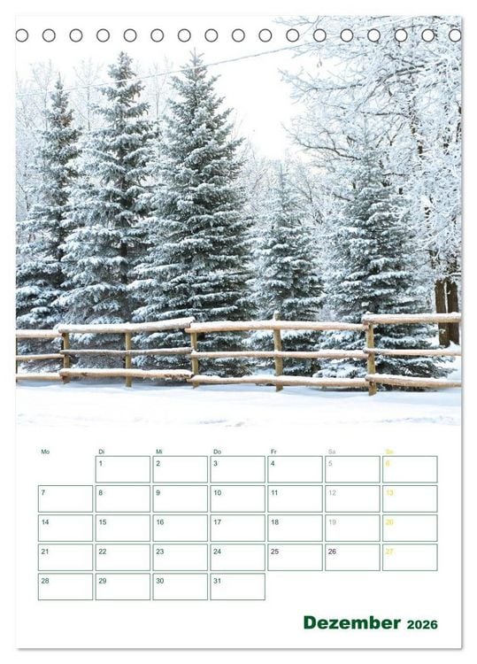 Produktbild: Wald- und Wiesenkalender 2026 Planer (Tischkalender 2026 DIN A5 hoch), CALVENDO Monatskalender