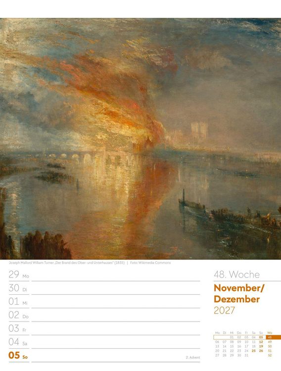 Produktbild: Kunstwelt Wochenplaner Kalender 2027 | Impressionismus und Klassische Moderne