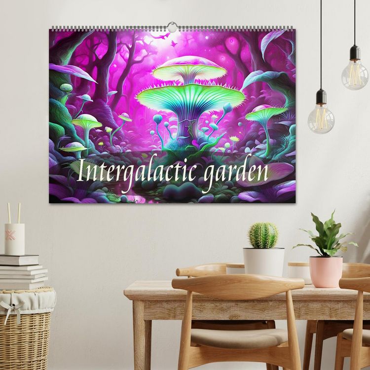 Produktbild: Intergalactic garden (Wall Calendar 2026 DIN A2 landscape), CALVENDO 12 Month Wall Calendar