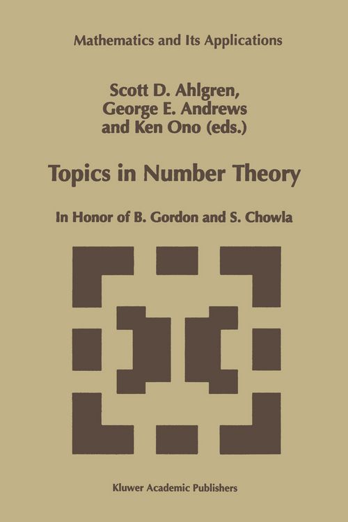 Produktbild: Topics in Number Theory