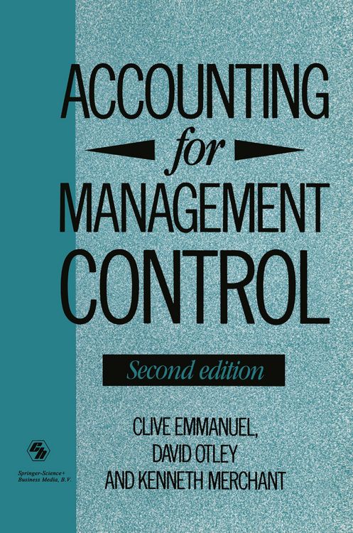 Produktbild: Accounting for Management Control