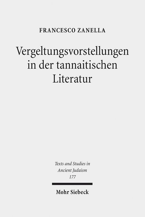Produktbild: Vergeltungsvorstellungen in der tannaitischen Literatur