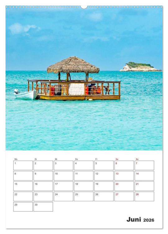 Produktbild: Reise durch Mittelamerika - Urlaubsplaner (hochwertiger Premium Wandkalender 2026 DIN A2 hoch), Kunstdruck in Hochglanz