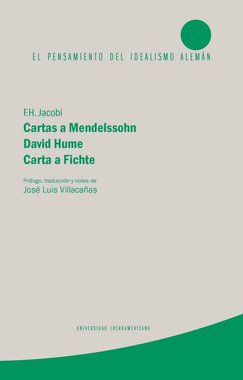 Produktbild: Cartas a Mendelssohn. David Hume. Carta a Fichte