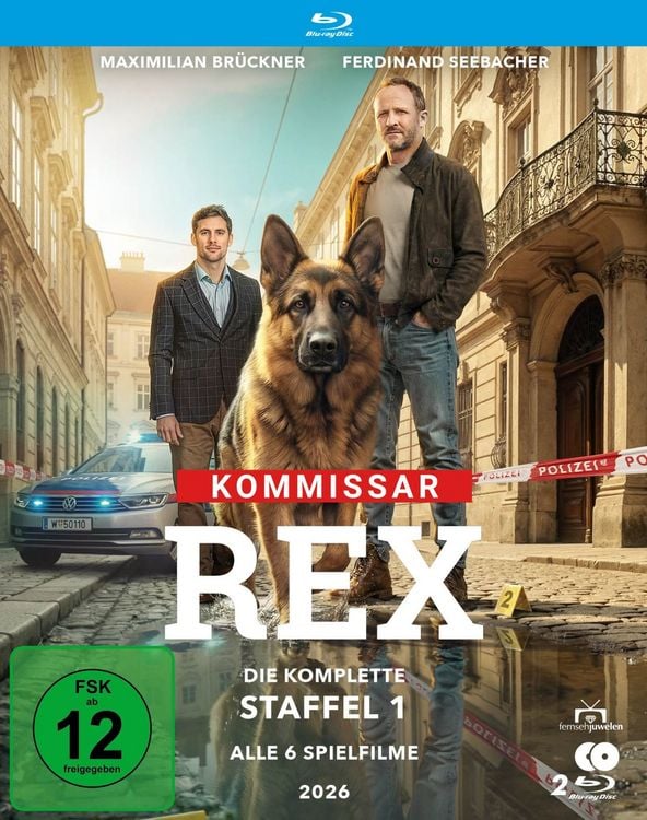 Produktbild: Kommissar Rex (2026) - Die komplette 1. Staffel [2 BRs]