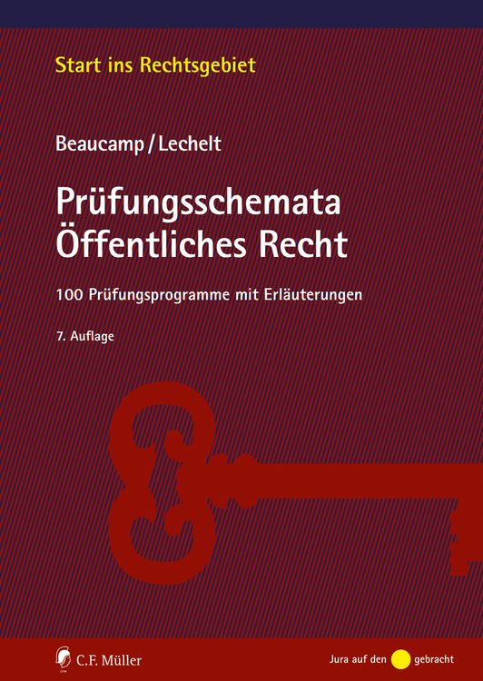 Produktbild: Prüfungsschemata Öffentliches Recht