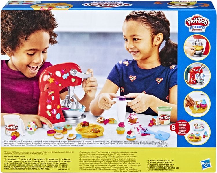 Produktbild: Hasbro F47185L0 - Play-Doh Kitchen Creations, Super K&uuml;chenmaschine mit Zubeh&ouml;r, Knetset