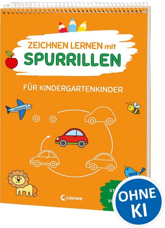 Produktbild: Zeichnen lernen mit Spurrillen - F&uuml;r Kindergartenkinder