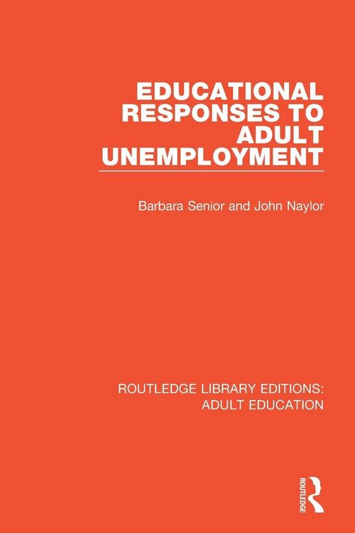 Produktbild: Educational Responses to Adult Unemployment