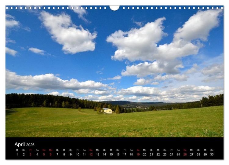 Produktbild: Rund um den Ochsenkopf (Wandkalender 2026 DIN A3 quer), CALVENDO Monatskalender