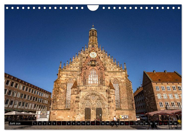 Produktbild: Wunderbares N&uuml;rnberg (Wandkalender 2026 DIN A4 quer), CALVENDO Monatskalender