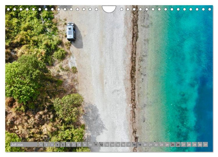 Produktbild: Vanlife, Camping - Freiheit - Weiterreisen (Wandkalender 2026 DIN A4 quer), CALVENDO Monatskalender