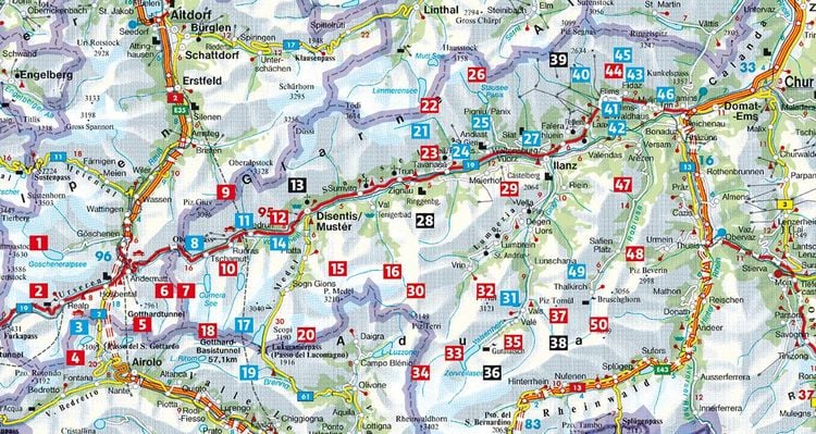 Produktbild: ROTHER Wanderf&uuml;hrer Surselva
