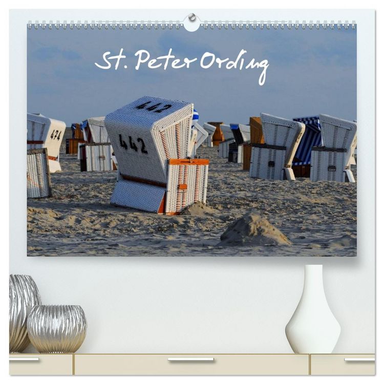 Produktbild: St. Peter Ording (hochwertiger Premium Wandkalender 2026 DIN A2 quer), Kunstdruck in Hochglanz