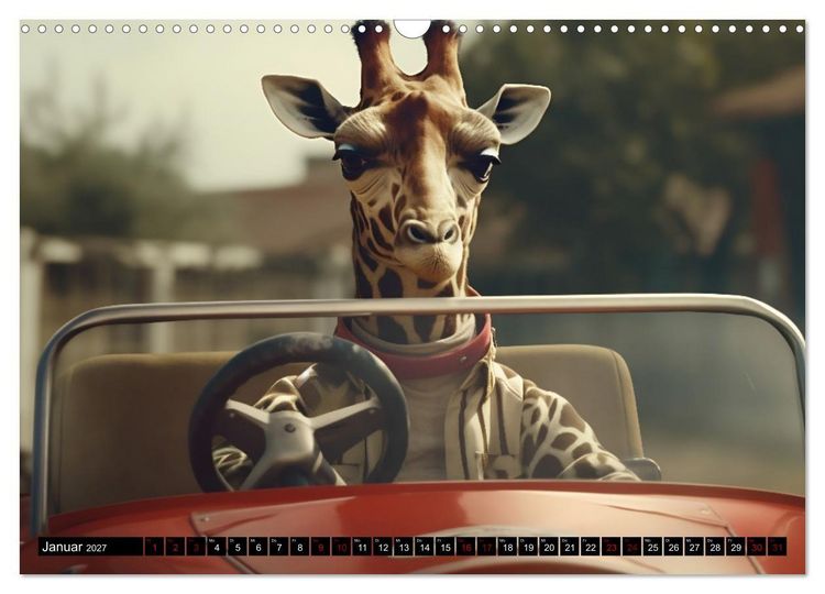 Produktbild: Tiere im Alltag (Wandkalender 2027 DIN A3 quer), CALVENDO Monatskalender