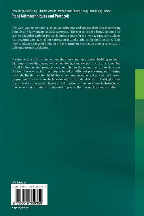 Produktbild: Plant Microtechniques and Protocols