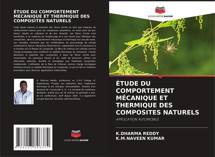 Produktbild: &Eacute;tude Du Comportement M&eacute;canique Et Thermique Des Composites Naturels