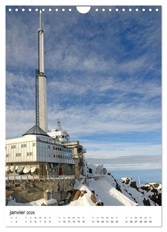 Produktbild: PIC DU MIDI Pyr&eacute;n&eacute;es (Calendrier mural 2026 DIN A4 horizontal), CALVENDO calendrier mensuel