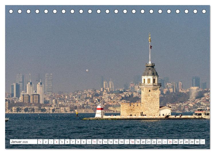 Produktbild: T&uuml;rkei - Istanbul (Tischkalender 2026 DIN A5 quer), CALVENDO Monatskalender