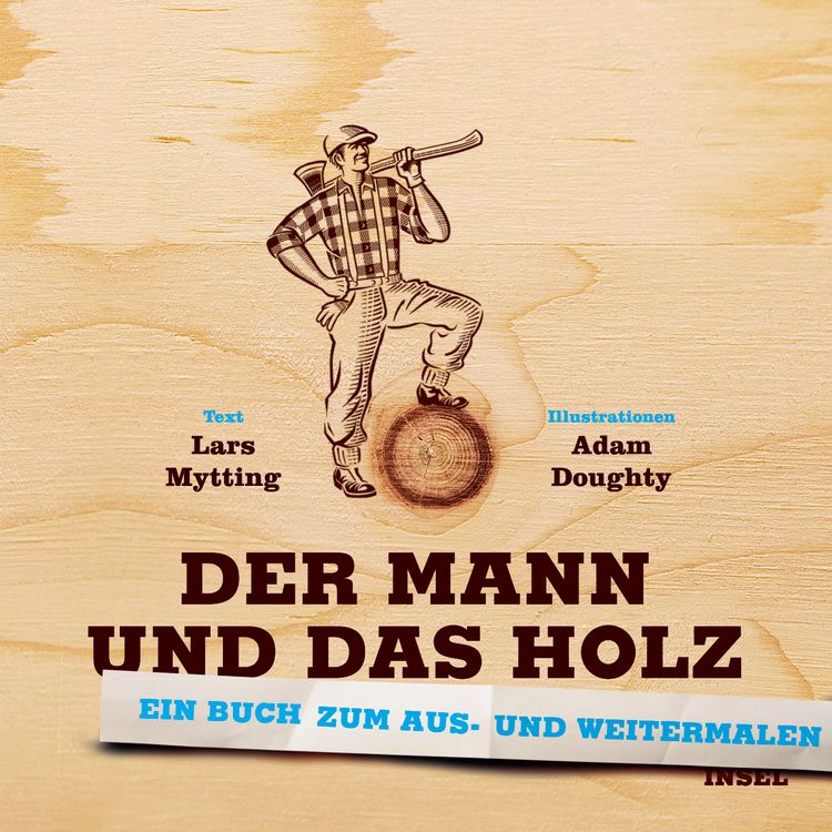 Produktbild: Mytting, L: Mann und das Holz Ausmalbuch