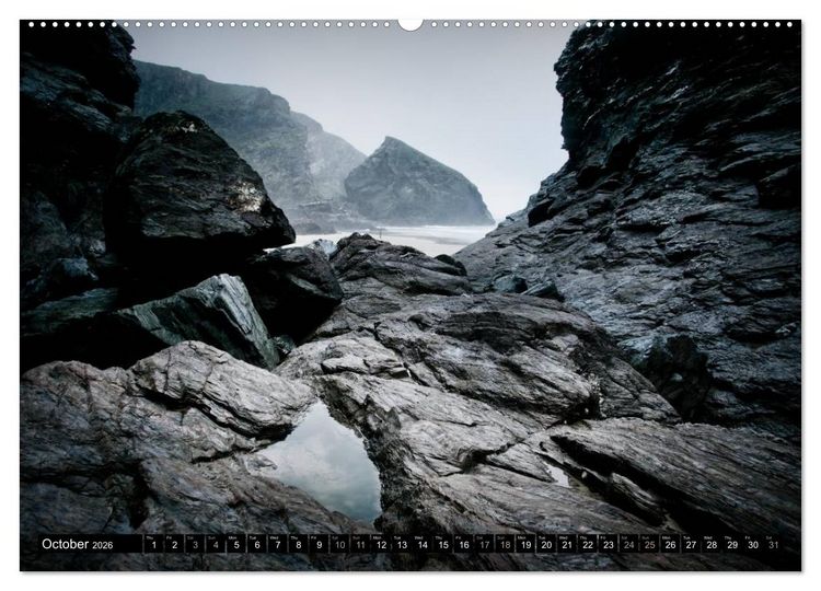 Produktbild: COAST - Photographs of the British Coast (High Quality Premium Wall Calendar 2026 DIN A2 landscape),CALVENDO 12 Month Wall Calendar