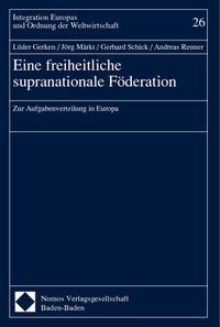Produktbild: Eine freiheitliche supranationale F&ouml;deration
